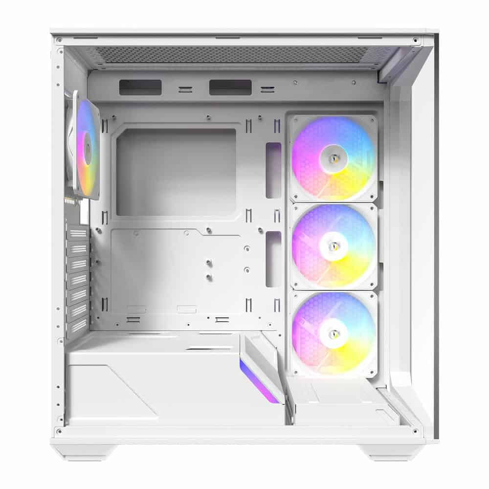 (image for) Antec C3 ARGB Mid Tower Tempered Glass PC Gaming Case White